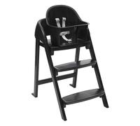 Chaise haute Crescendo Lite pour Bébés dès 6 Mois, évolutive Jusqu'à 110 kg, 3 Configurations, Convertible en Chaise Enfant et Adulte, Repose-Pieds Réglable, Pliage Compact
