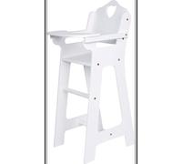 Chaise haute cœur blanche