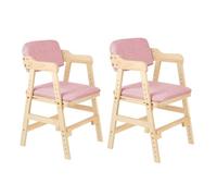 Chaise Haute d'alimentation Bébé,Chaise Haute Bébé Evolutive en Bois Naturel,Hauteurs Réglable Stable Chaise Supporte 90KG pour Bébés Enfants et Adultes,Solide,Design Universel