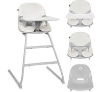 Chaise haute et siège Lionelo Dalia - 2 en 1 - De 6 mois à 60 kg - Plateau lavable au lave-vaisselle - Montage sans outil - Gris