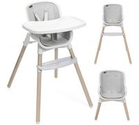 Chaise Haute Evolutive Chicco pour Enfants de 6 Mois à 40 Kg Zest Plus Bois Gris