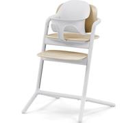 Chaise Haute Évolutive CYBEX LEMO 2, Pack 3 en 1, Blanc Bois, Réglable en Hauteur et Profondeur, Set Bébé Inclus, Jusqu'à 95 kg