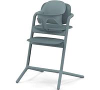 Chaise Haute Évolutive CYBEX LEMO 2, Pack 3 en 1, Bleu, Réglable en Hauteur et Profondeur, Set Bébé Inclus
