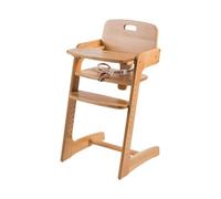 Chaise Haute Évolutive En Bois Massif - Roba - Kid Up - Poids Jusqu'à 15 Kg - Mixte - Marron - Bois Naturel Marron