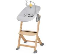 Chaise haute évolutive Enock avec transat Calmee Grey