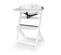 Kinderkraft Chaise haute évolutive Enock – 2 en 1, assise et repose-pieds réglables – Blanc