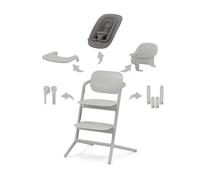 Chaise haute évolutive Lemo 4-en-1 Suede Grey - Cybex Gold