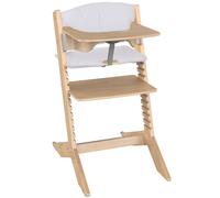 Chaise haute évolutive Nala Naturel avec coussin