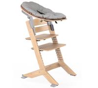 Chaise haute évolutive Nala Naturel avec set nouveau-né