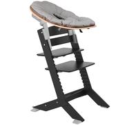 Chaise haute évolutive Nala Noire avec set nouveau-né
