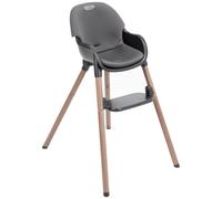 Graco Presti Chaise haute 3 en 1 (6 mois à environ 27,3 kg/6 ans), légère à 4,75 kg, pliable compacte, facilement portable, 3 modes différents pour la longévité, mode anthracite