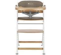 Chaise haute évolutive Timba 2 Light Wood avec coussin beige - Bebeconfort