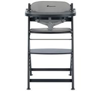 Chaise haute évolutive Timba 2 Mineral Graphite avec coussin gris - Bebeconfort