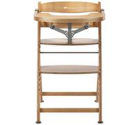Bebeconfort Timba 2 Chaise Haute Bébé Évolutive Bois, 6 mois et +, Jusqu'à 110 kg, Chaise Haute Enfant Ergonomique, S'adapte à La Plupart Des Tables, Plateau Amovible, Natural Wood