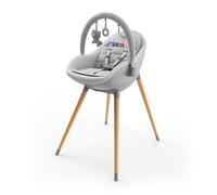 Chaise haute FINI UP 2 en 1 gris