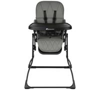 Bebeconfort Lily, chaise haute pour bébé, 6 mois à 3 ans, 9 à 15 kg, pliable et ultra-compacte, chaise haute légère (4 kg), facile à nettoyer, gris minéral