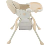 Chaise haute, matériau PP adapté au contact alimentaire, dossier réglable, convient aux enfants âgés de 6 mois à 3 ans, construction durable, facile à déplacer