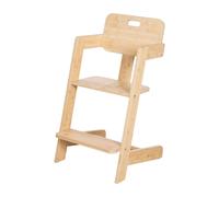 chaise haute Nature Up - Chaise haute en bambou ® - Grandit avec vous grâce à la planche à manger amovible - Capacité de charge jusqu'à 70 kg