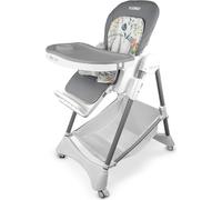 NENO Chaise d'allaitement Sedi Grey - Multifonctionnelle, Réglable, 3 positions de couchage - Gris