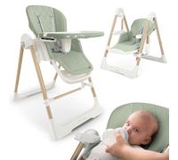 Chaise haute Nukido Elite verte