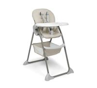 Hauck Chaise haute Sit N Fold - pliable multifonctions, assise rembourrée, harnais 5 points - Beige