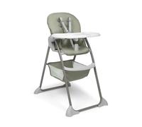 Hauck Chaise haute pliable Sit N Fold – Assise rembourrée, Harnais 5 points, dès 6 mois, 15 kg – Sauge