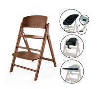 Cybex Chaise haute Click & Fold 4-en-1 – Évolutive, All Natural Dark