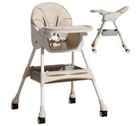 Chaise Haute Pour Bébé Chaise De Repas Pliante Portable | Design Pliable Pour Siège Sauteur, Rehausseur, Bercette, En Extérieur, , Plage, Cuisine, Camping Et Restaurant Pour Enfant