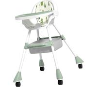 Chaise haute pour bébé, réglable en hauteur, multifonctionnelle, plateau amovible, pliable, transformable, pour jeunes enfants, vert matcha