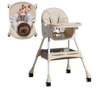 Chaise Haute Pour Bébé Siège De Repas Réglable | Design Pliable Pour Siège Sauteur, Rehausseur, Bercette, En Extérieur, , Plage, Cuisine, Camping Et Restaurant Pour Enfant