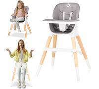 Chaise haute pour enfants 4 en 1 chaise haute pour bébé grandissant...
