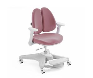 Chaise haute pour enfants HOKO, réglable en hauteur, pour les enfants à partir de 6 ans, avec de nombreuses fonctions de réglage, un repose-pieds, un dossier en forme de papillon, des roulettes, de co