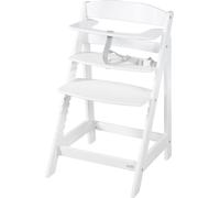 Chaise haute pour escalier « Sit Up Flex » de roba, évolutive de la chaise haute pour bébé à la chaise pour adolescent, bois laqué blanc