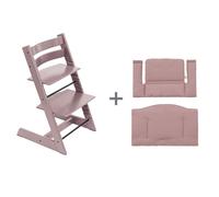 Chaise haute Tripp Trapp Hêtre avec coussin + Babyset V2 offert