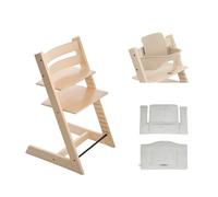 Chaise haute Tripp Trapp Hêtre + Babyset V2 + Coussin