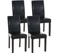 Chaise Ina - 4 chaises - Marron foncé