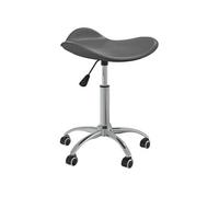 vidaXL Chaise pivotante - Gris similicuir