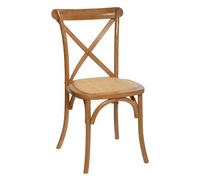 Chaise ""Isak"" chêne naturel beige - Atmosphera Créateur d'intérieur