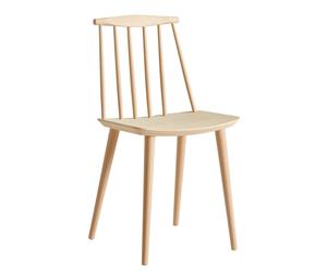 Chaise J77 laqué à base d'eau WxHxD 43x79x43cm