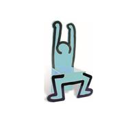Chaise Keith Haring bleue turquoise Vilac G