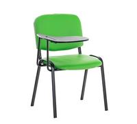 Chaise Ken en similicuir avec tablette rabattable , Vert