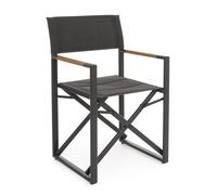 Chaise Lagun Director Anthracite Yk13
