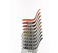 Chaise latérale Eames en plastique, chaise DSS entièrement rembourrée Vitra - 4055737372049