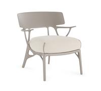 Kartell - Fauteuil rembourré Gris