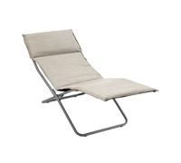 Chaise Longue - Bain De Soleil - Transat Jardin - Pliant - Bayanne - Hedona - Beige Latte - Lafuma Mobilier