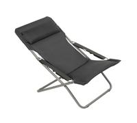 Chaise Longue - Bain De Soleil - Transat Jardin - Pliant - Transabed - Becomfort® - Gris Dark Grey - Lafuma Mobilier