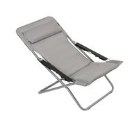Chaise Longue - Bain De Soleil - Transat Jardin - Pliant - Transabed - Becomfort® - Gris Silver - Lafuma Mobilier