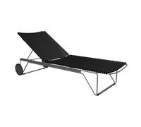 Chaise longue Click réglable powder-coated steel frame