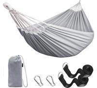 Chaise longue d'extérieur, en coton, pour plusieurs personnes, 210 x 150 cm, capacité de charge jusqu'à 200 kg, transportable avec sac de transport, pour terrasse, cour et jardin