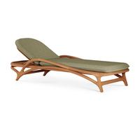 Chaise longue d'extérieur réglable Zen, verte, Morpho - 5404023624055